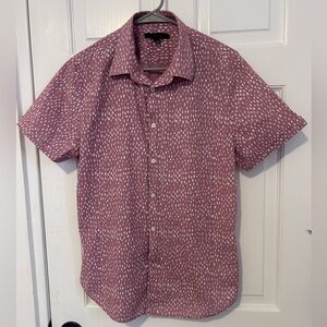John Varvatos Pink Casual Button Down Shirt